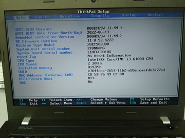 Б/в Ноутбук Lenovo 14/core i3 6100u ddr3/8gb ddr3/hdd *відсутній/ssd 256 gb/*інтегрована 01-200935847