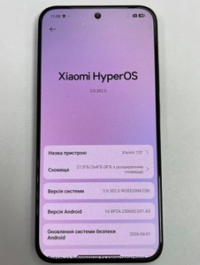 Б/у Мобільний телефон Xiaomi 15t 12/256gb 01-200955093
