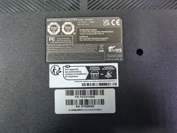 Б/в Ноутбук Clevo 17/core i7-13620h ddr5/32gb ddr4/hdd *відсутній/ssd 1000 gb/geforce rtx3050 6gb 01-200982151