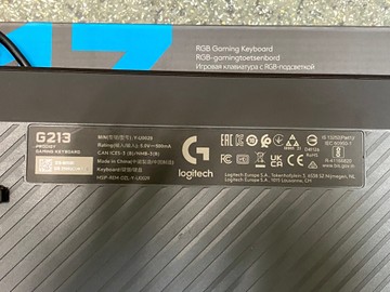 Б/в Клавіатура Logitech g213 01-201021085