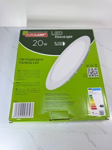 Б/в Led лампа Eurolamp 20w 4000k led-dlr-20/4 01-201045346
