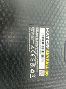 Б/в Клавіатура Hator skyfall 80 htk1180 01-201138087