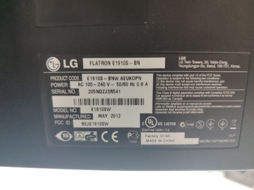 Б/у Монитор Lg flatron e1910s 01-201147758