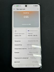 01-200770675: Realme c55 rmx3710 8/256gb
