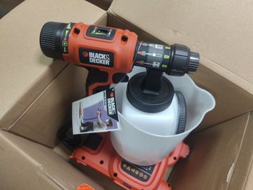 Б/в Фарбопульт з компресором Black&Decker hvlp400 01-200802933