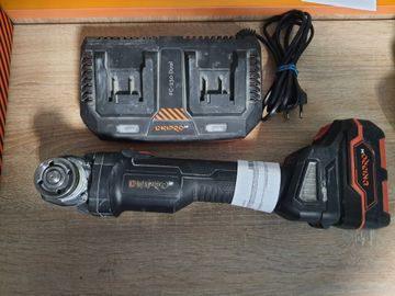 Б/в Кутова шліфмашина Dnipro-M dga-201bc ultra 1акб 2ah зп 01-200804990