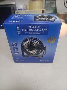 Б/в Вентилятор Wiren desktop rechargeable fan 01-200811377