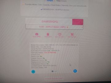 Б/в Системний блок Apple mac mini a2686 mmfj3 m2/8core/ram8gb/ssd256gb 01-200809493