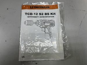 Б/в Шурупокрут Tekhmann tcd-12 s2 bs kit 01-200819640