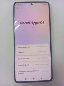Б/в Мобільний телефон Xiaomi redmi note 14s 8/256gb 01-200824653