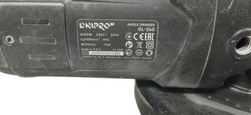 Б/в Кутова шліфмашина Dnipro-M gl-240 01-200802988