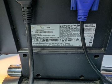 Б/в Монітор Viewsonic va902 01-200859911