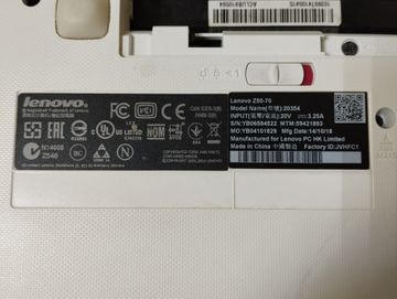 Б/в Ноутбук Lenovo 15/pentium 3558u ddr3/8gb ddr3/hdd 320 gb/ssd *відсутній/geforce 820m 01-200866626