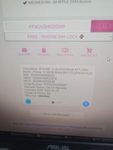 Б/у Мобільний телефон Apple iphone 12 64gb 01-200803345