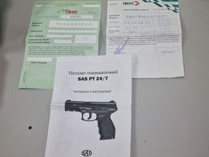 Б/в Пневматичний пістолет Sas pt 24/7 plastic 01-200913318
