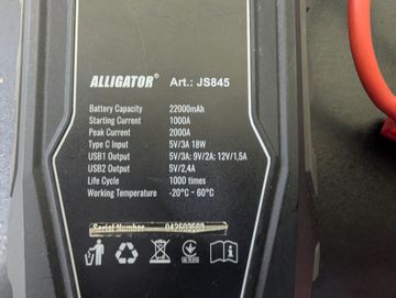 Б/в Зарядний пристрій Alligator js845 01-200909140