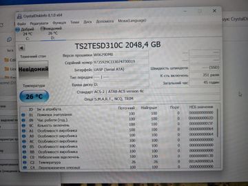 Б/в Ssd накопичувач Transcend esd310 2 tb 01-200920304