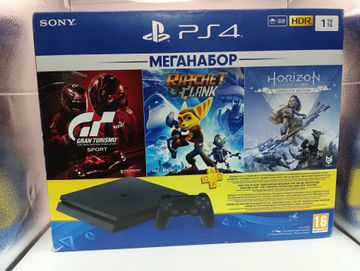 Б/у Игровая приставка Sony playstation 4 slim 1tb 01-200919818