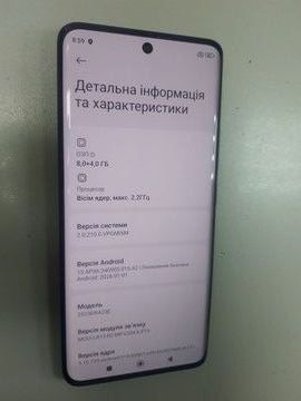 Б/в Мобільний телефон Xiaomi redmi note 15 4g 8/256gb 01-200932078