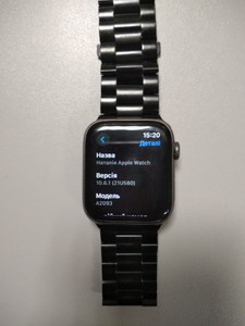 Б/в Смарт-годинник Apple watch series 5 gps 44mm aluminium case 01-200936746