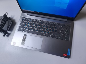 Б/в Ноутбук Lenovo 15/ryzen 5 5500u ddr4/8gb ddr4/hdd *відсутній/ssd 512 gb/*інтегрована 01-200958549