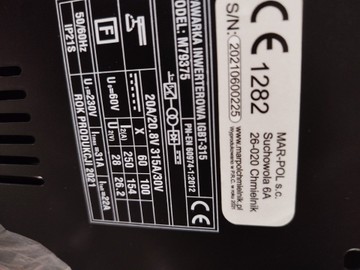 Б/в Зварювальний апарат Ripper ripper igbt-315n m89375 01-200975703
