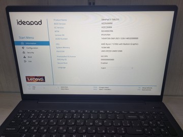 Б/в Ноутбук Lenovo 15/ryzen 7 5700u ddr4/16gb ddr4/hdd *відсутній/ssd 512 gb/*інтегрована 01-200924120