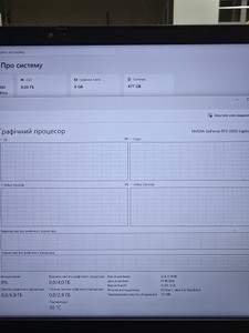 Б/у Ноутбук Lenovo 15/ryzen 5 5600h ddr4/8gb ddr4/hdd *відсутній/ssd 512 gb/geforce rtx3050 4gb 01-201030205