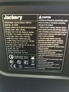 Б/в Зарядна станція Jackery explorer 1000 pro 01-201041981