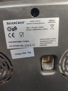 Б/у Кухонный комбайн Silvercrest skmk 1200 a1 01-201101152