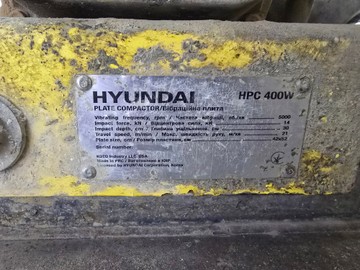 Б/в Віброплита Hyundai hpc 400w 01-201044038