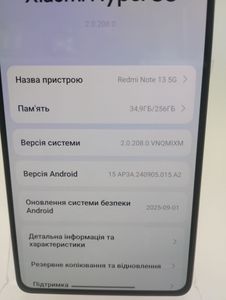 01-200630329: Xiaomi redmi note 13 5g 8/256gb