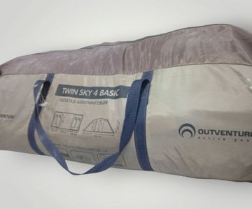 Б/в Намет туристичний Outventure twin sky 4 basic 01-200755350
