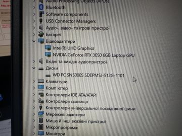 Б/в Ноутбук Lenovo 15/core i5-12600hx ddr4/16gb ddr4/hdd *відсутній/ssd 512 gb/geforce rtx3050 6gb 01-200854893