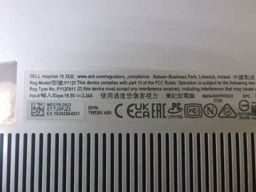 Б/в Ноутбук Dell 15/core i5-1334u ddr4/16gb ddr4/ssd 512 gb/*інтегрована 01-200886309