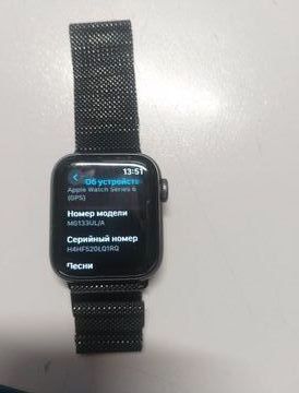 Б/в Смарт-годинник Apple watch series 6 gps aluminium case 40mm 01-200889577