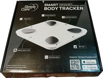 Б/в Ваги підлогові електронні Simply Care body tracker 01-200896363