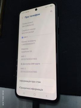 Б/в Мобільний телефон Samsung galaxy a36 5g 8/256gb 01-200908523