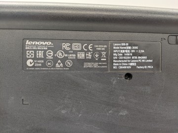 Б/в Ноутбук Lenovo 15/celeron n2830 ddr3/4gb ddr3/hdd 320 gb/ssd *відсутній/*інтегрована 01-200940003