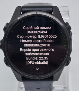 Б/в Смарт-годинник Garmin fenix 8 43mm amoled sapphire 01-200975636