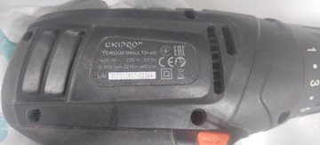 Б/у Шуруповерт Dnipro-M td-60 01-200988788