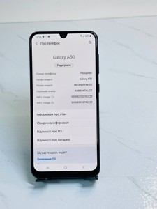 Б/у Мобільний телефон Samsung galaxy a50 6/128gb 01-200967875