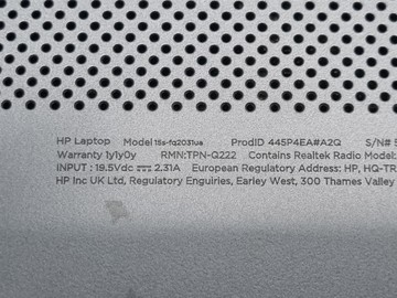 Б/в Ноутбук Hp 15/core i5-1135g7 ddr4/8gb ddr4/ssd 512 gb/*інтегрована 01-200999378