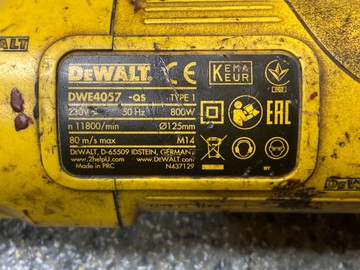 Б/в Кутова шліфмашина Dewalt dwe4057 01-201008523