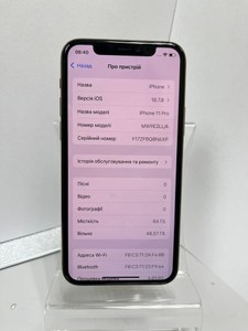 Б/в Мобільний телефон Apple iphone 11 pro 64gb 01-201082628
