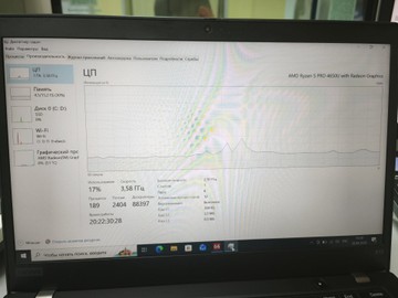 Б/в Ноутбук Lenovo 13/ryzen 5 pro 4650u ddr4/16gb ddr4/ssd 512 gb/*інтегрована 01-201097035