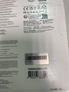 Б/в Ssd накопичувач Transcend ssd230s 256 gb 01-201107486