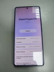 Б/в Мобільний телефон Xiaomi redmi note 14 pro 8/256gb 01-201116846