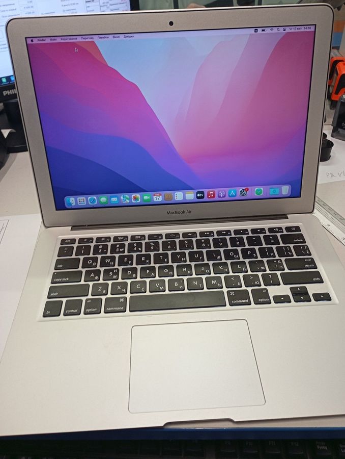 macbook air a1466 2017 13,3" core i5 1,8ghz/ram8gb/ssd128gb/intel hd graphics 6000