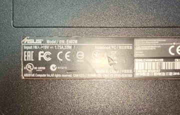 01-200798291: Asus 14/pentium n3540 ddr3/4gb ddr3/hdd *відсутній/ssd 480 gb/*інтегрована